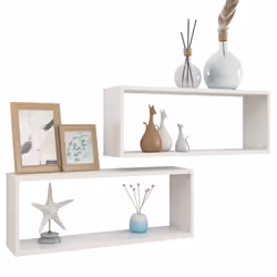 VidaXL 807151 étagères Bois Blanc