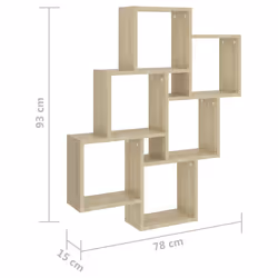VidaXL 807172 étagères Bois - Vue supplémentaire 6