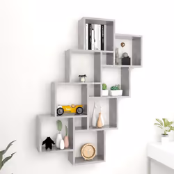 VidaXL 807182 étagères Bois Gris