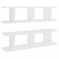 VidaXL 807187, Bois, Blanc, 750 mm, 180 mm, 200 mm, 2 pièce(s)