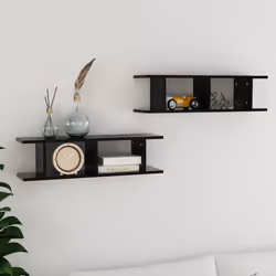 VidaXL 807188 étagères Bois Noir
