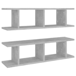 VidaXL 807191 étagères Bois Gris