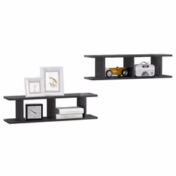 VidaXL 807195 étagères Bois Gris