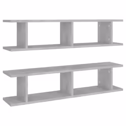 VidaXL 807200, Bois, Gris, 900 mm, 180 mm, 200 mm, 2 pièce(s)