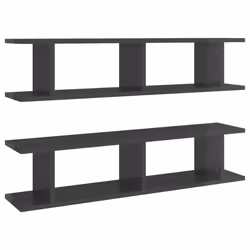 VidaXL 807204, Bois, Gris, 900 mm, 180 mm, 200 mm, 2 pièce(s)