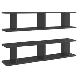 VidaXL 807204 étagères Bois Gris
