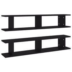 VidaXL 807206, Bois, Noir, 1050 mm, 180 mm, 200 mm, 2 pièce(s)