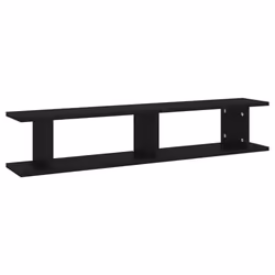 VidaXL 807206 étagères Bois Noir - Vue supplémentaire 4