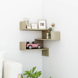 Vidaxl - tagère d'angle murale Chêne Sonoma 40x40x50 cm bois ingénierie