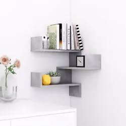 VidaXL 807231 étagères Bois Gris