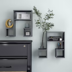 VidaXL 807249 étagères Bois Gris