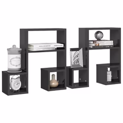 VidaXL 807249 étagères Bois Gris
