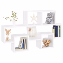 VidaXL 807250 étagères Panneau aggloméré Blanc - Vue supplémentaire 5