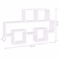 VidaXL 807250 étagères Panneau aggloméré Blanc - Vue supplémentaire 6