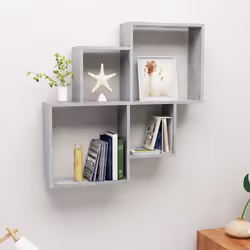 VidaXL 807263 étagères Bois Gris
