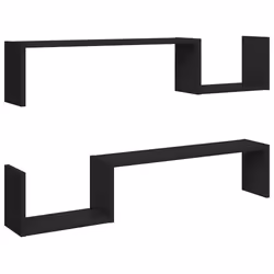 VidaXL 807269, Bois, Noir, 1000 mm, 150 mm, 200 mm, 2 pièce(s)