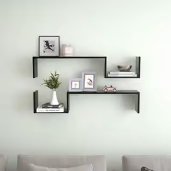 VidaXL 807269 étagères Bois Noir