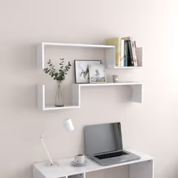 VidaXL 807274 étagères Bois Blanc