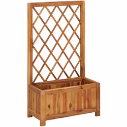Description générale Ce lit surélevé en bois, doté d'un treillis intégré, deviendra le point central de votre jardin, patio o ...