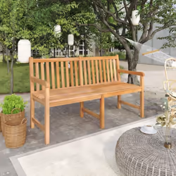 Avec un design élégant mais pratique, ce banc de jardin sublimera votre espace de vie extérieur ! Fabriquée en bois dur de te ...