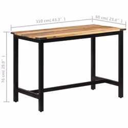 VidaXL 337071 table de cuisine et de salle à manger - Vue supplémentaire 8