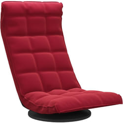 Vidaxl - Chaise de sol pivotante Rouge bordeaux Velours