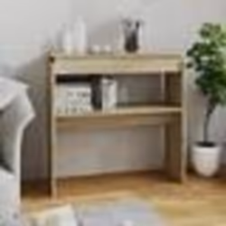 vidaXL Table console chêne sonoma 80x30x80 cm bois d'ingénierie - TU