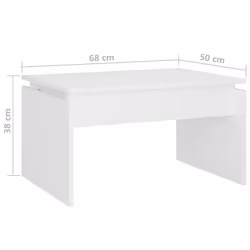 VidaXL 808332 Table à café, latérale et de salon - Vue supplémentaire 5