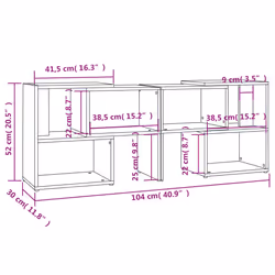 VidaXL 808358 Support TV et centre de divertissement - Vue supplémentaire 7