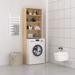Avec ce meuble pour lave-linge, vous pouvez créer et utiliser de manière optimale un espace de rangement supplémentaire dans  ...