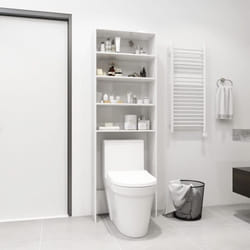 Vidaxl - Meuble pour machine à laver Blanc brillant 64x24x190 cm