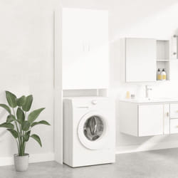 Vidaxl - Meuble pour machine à laver Blanc 64x25,5x190 cm