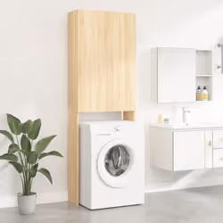 vidaXL Meuble pour machine à laver Chêne sonoma 64x25,5x190 cm - TU