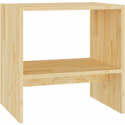 Cette table de chevet en bois incontournable constitue un excellent complément décoratif et pratique à votre décoration. L'ar ...