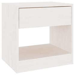 VidaXL 808065 Table de nuit et table de chevet Blanc