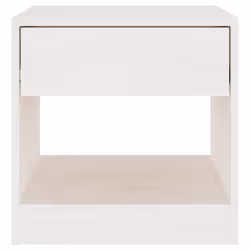 VidaXL 808065 Table de nuit et table de chevet Blanc - Vue supplémentaire 4