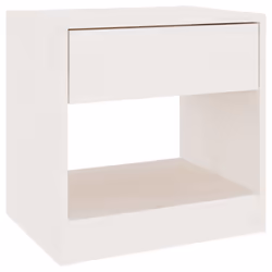 VidaXL 808066 Table de nuit et table de chevet Blanc - Vue supplémentaire 5
