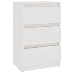 VidaXL 808085 Table de nuit et table de chevet Blanc