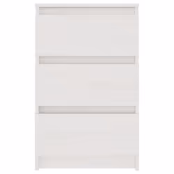 VidaXL 808085 Table de nuit et table de chevet Blanc - Vue supplémentaire 4
