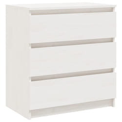 VidaXL 808094 Table de nuit et table de chevet Blanc