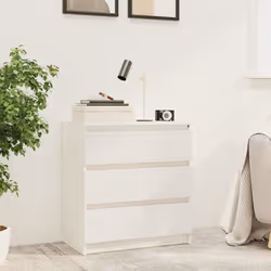 VidaXL 808094 Table de nuit et table de chevet Blanc