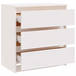 VidaXL 808094 Table de nuit et table de chevet Blanc - Vue supplémentaire 6