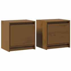 VidaXL 808120, Marron, Bois de pin, 400 mm, 305 mm, 400 mm, 2 pièce(s)