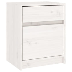 VidaXL 808125 Table de nuit et table de chevet Blanc