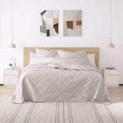 VidaXL 808125 Table de nuit et table de chevet Blanc