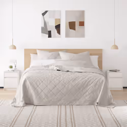 VidaXL 808126 Table de nuit et table de chevet Blanc