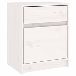 VidaXL 808126 Table de nuit et table de chevet Blanc - Vue supplémentaire 6