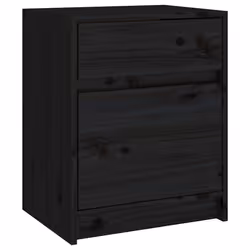 VidaXL 808132 Table de nuit et table de chevet Noir - Vue supplémentaire 7