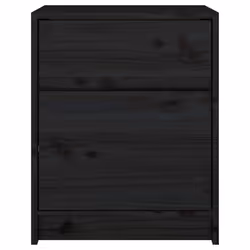 VidaXL 808132 Table de nuit et table de chevet Noir - Vue supplémentaire 8