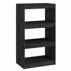 VidaXL 808167, Noir, Bois, Bois, Bois de pin, 600 mm, 300 mm